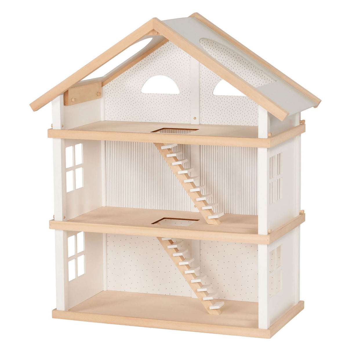 Goki Wooden Poppenhuis Living moderne avec 3 étages