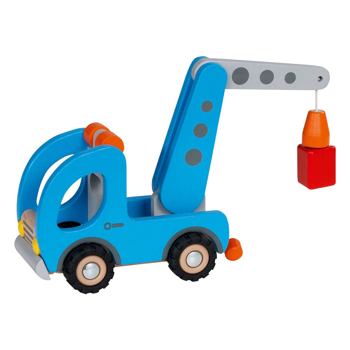 Véhicule-grue mobile en bois Goki