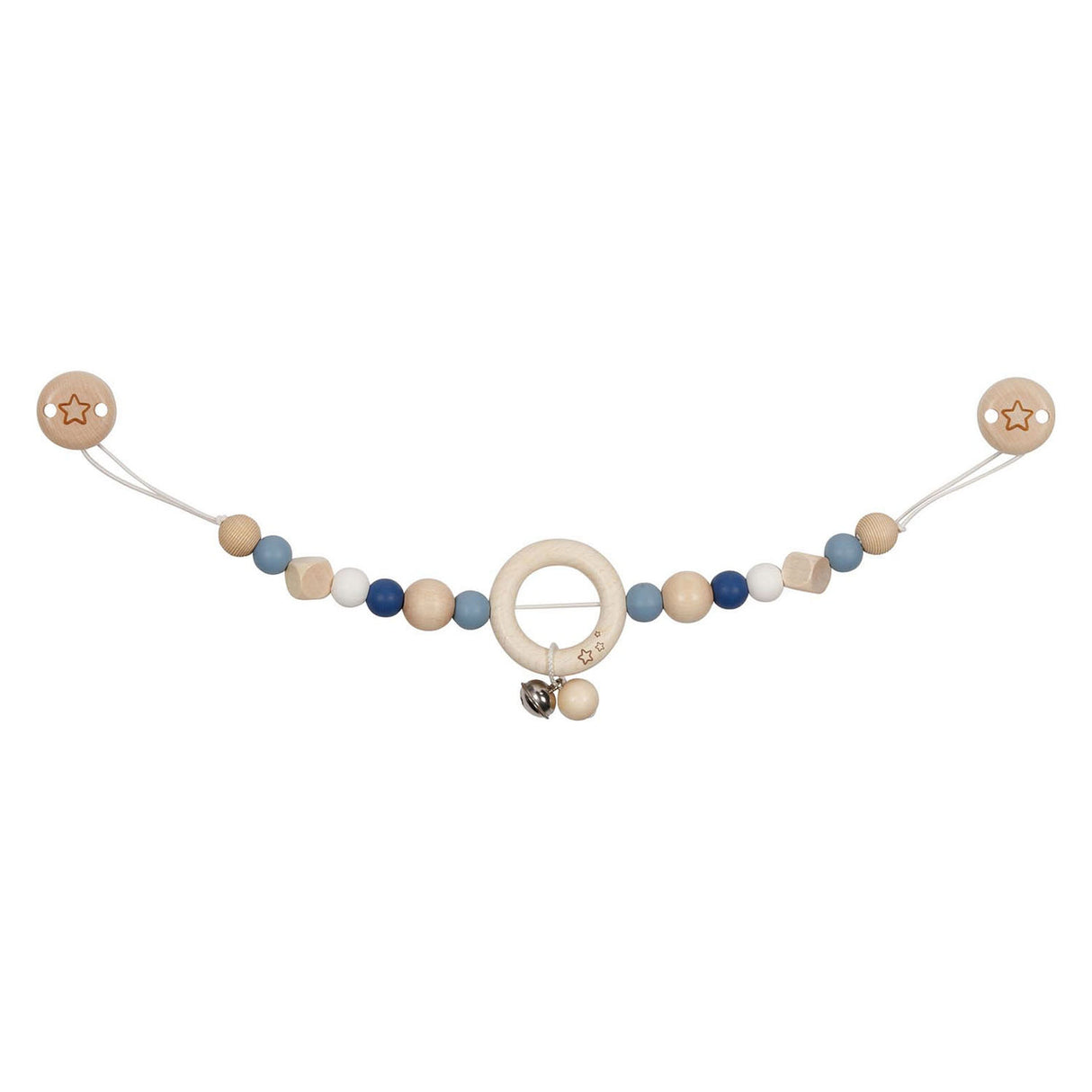 GOKI WOODEN PARLER CHACHER STAR BLUE AVEC CLIPS