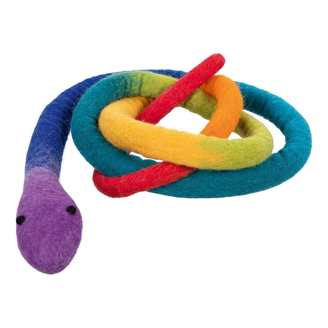 Goki sentit un boa serpent