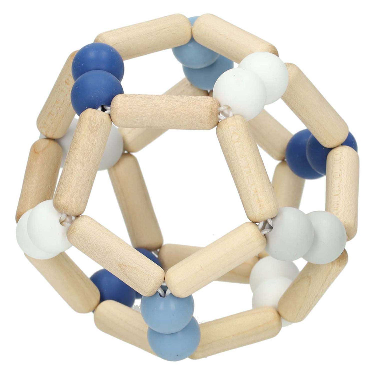 Goki Bleu en bois en bois bleu élastique