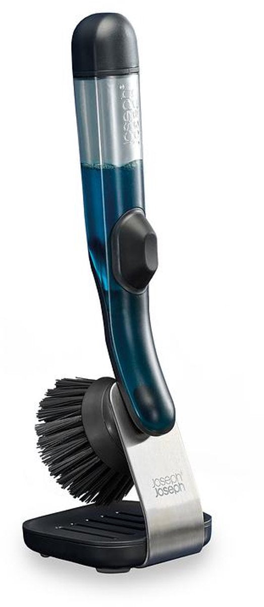 Joseph Joseph Skintech brosse à vaisselle avec réservoir de savon et support