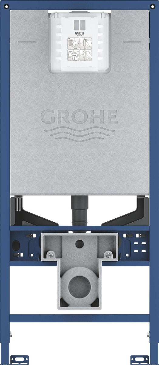 Réservoir à encastrer Grohe rapid SLX (avec hauteur d'installation de 1,13 m) pour WC suspendu - avec réservoir universel, gestionnaire de débit, prise et sans tuyau d'évacuation - 39597000