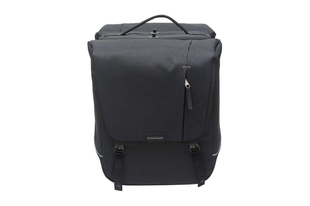 Nouveau looxs nova double détacable - sac double vélo noir 35x35x15cm