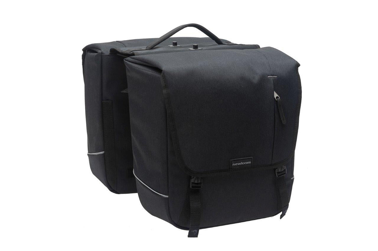 Nouveau looxs nova double détacable - sac double vélo noir 35x35x15cm