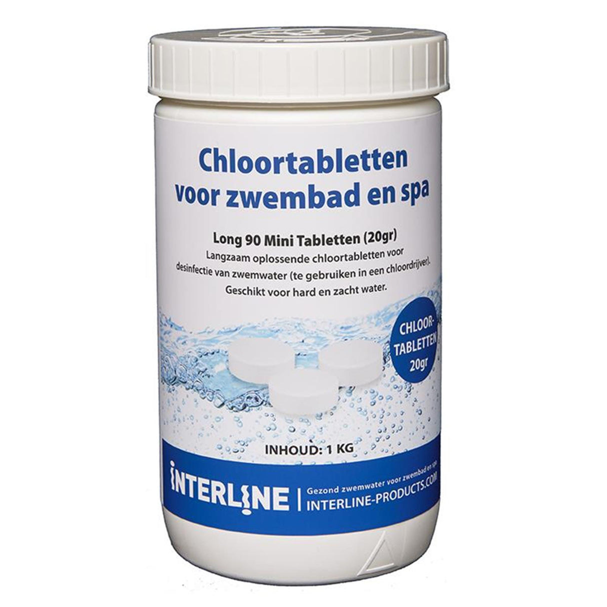 Piscine Interline Pastilles de chlore 20 grammes 1 kg