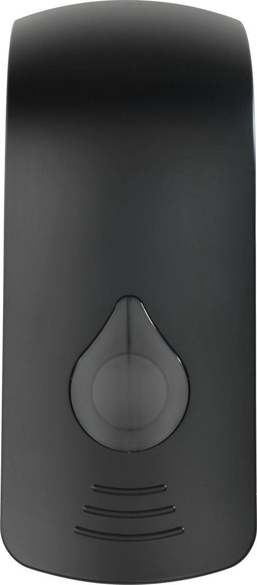 Wenko distributeur de savon désinfectant ranera l - 750ml plastique noir mat - mural - pompe à savon