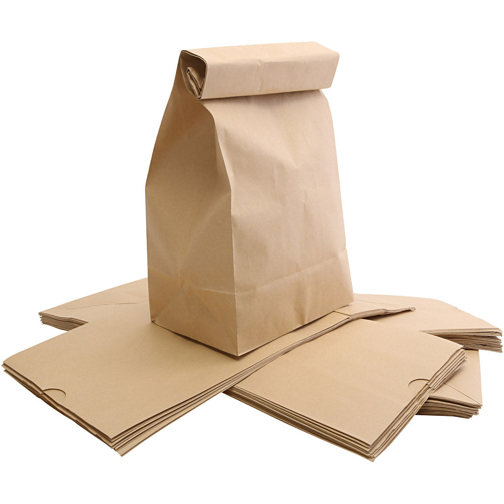 Creativ Company Paper Sacs Brown, 50e.