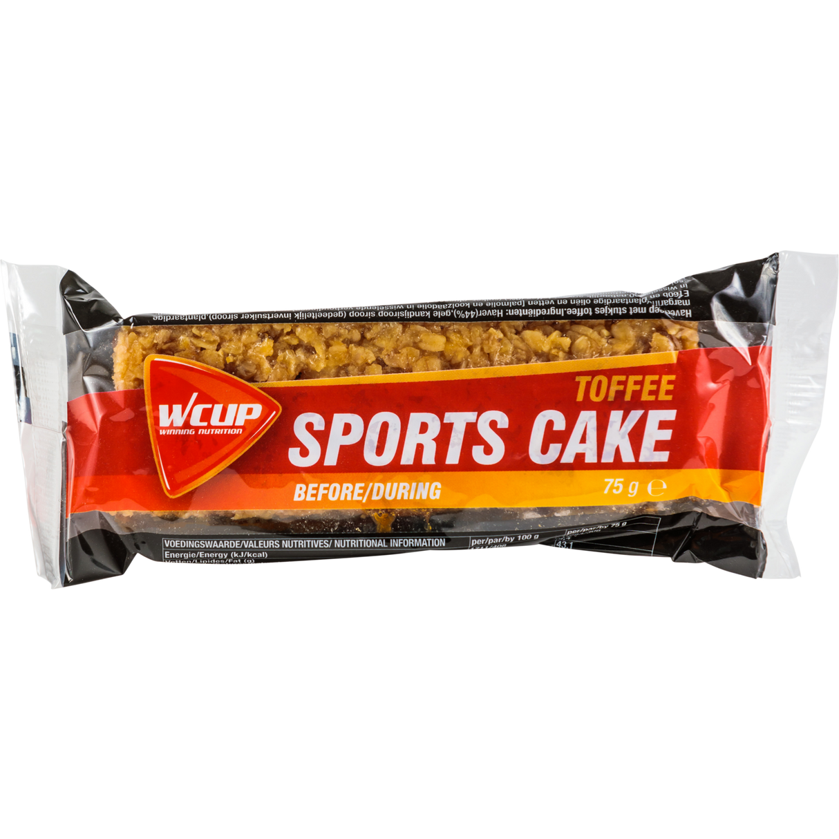 Wcup - sports cake caramel 75 grammes 20 pièces