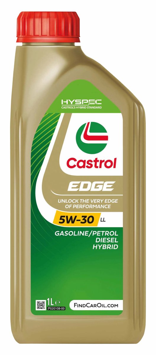 Bord d'huile de moteur castrol 5W30 100% synthétique 1L