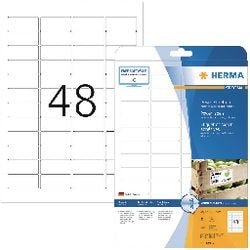 Étiquette herma power sans marque et sans marque. blanc 45,7x21,2 25 bl. din a4 1200 pièces 10902