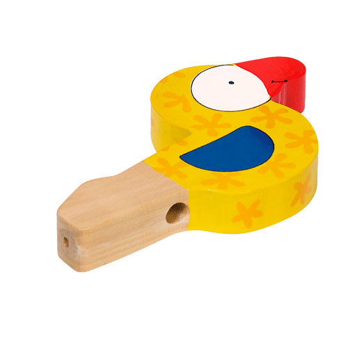Sifflet oiseau en bois Goki