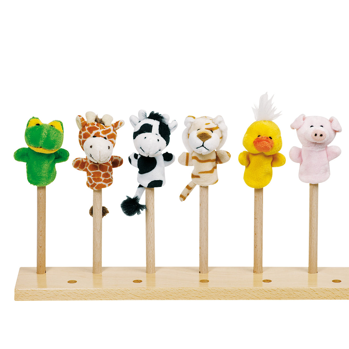 Marionnette à doigt en peluche Goki, 6 pcs.