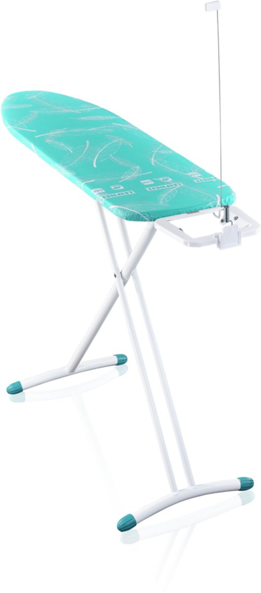 Leifheit planche à repasser air board m - solide - 120 x 38 cm - turquoise