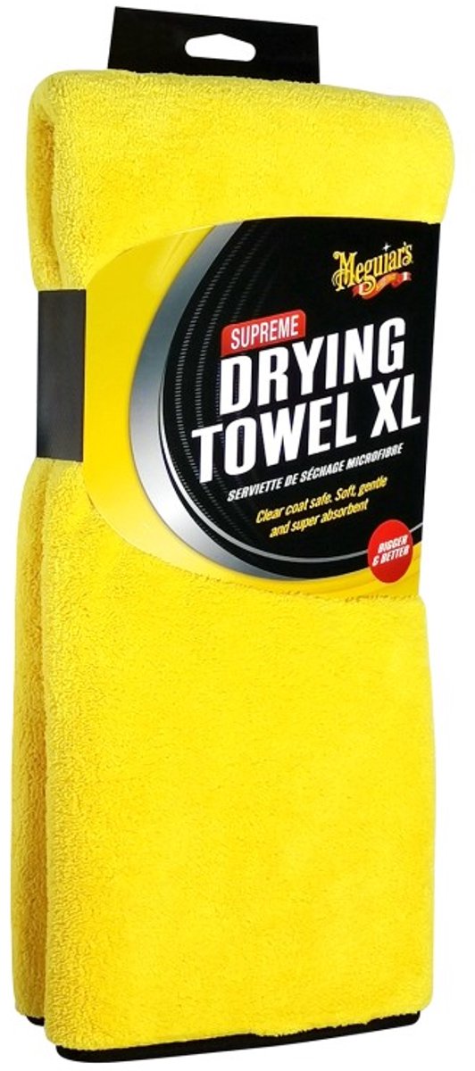 chiffon de séchage Supreme XL 55 x 85 cm microfibre jaune