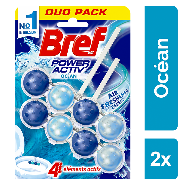 Bref 1005729 - wc power activ ocean 2x51gr | 10 stuks