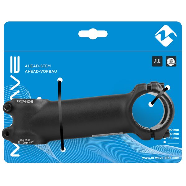Potence Zoom a-head 28,6 110 31,8 mm - noir