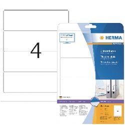 Étiquettes de dossier Herma w. 192x61 25 feuilles DIN A4 100 pièces 5095