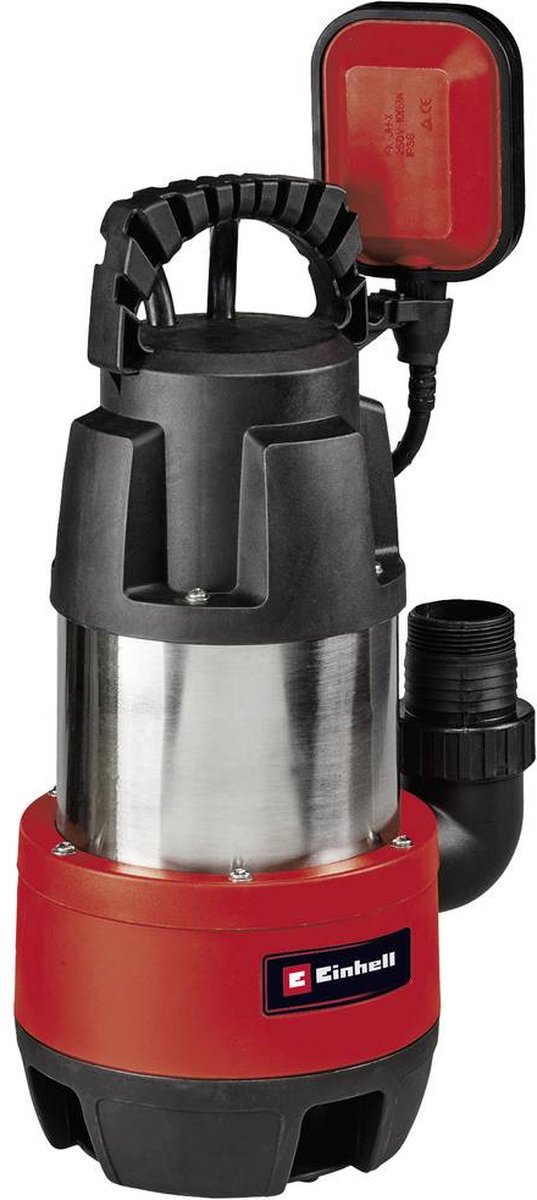 Pompe à eau sale électrique Einhell GC-DP 9040 n - 900 W - 22 000 l h - saleté jusqu'à ø40 mm - interrupteur à flotteur réglable en continu - incl. raccord de tuyau universel