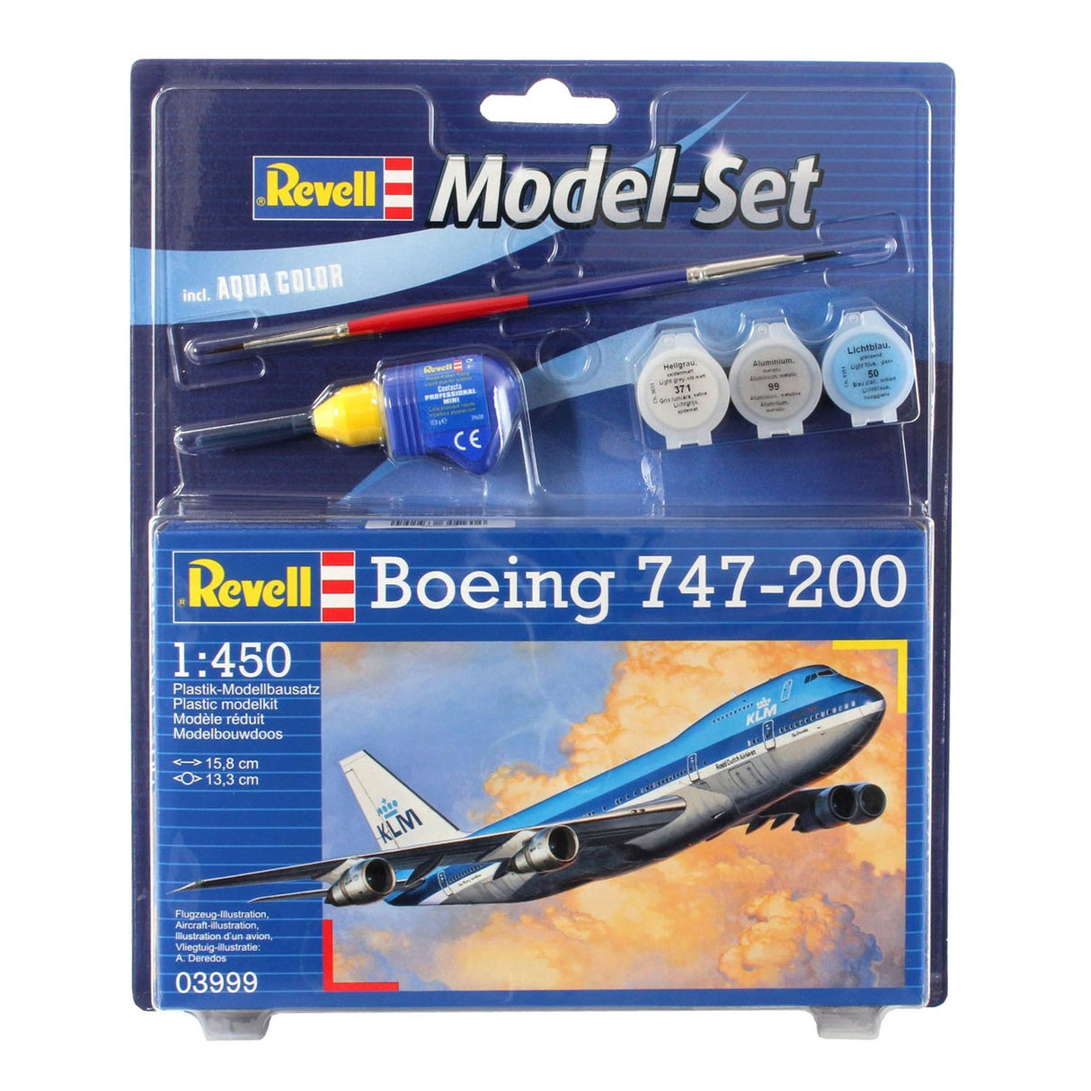 Ensemble de modèles Revell - Boeing 747-200 Échelle 1: 450