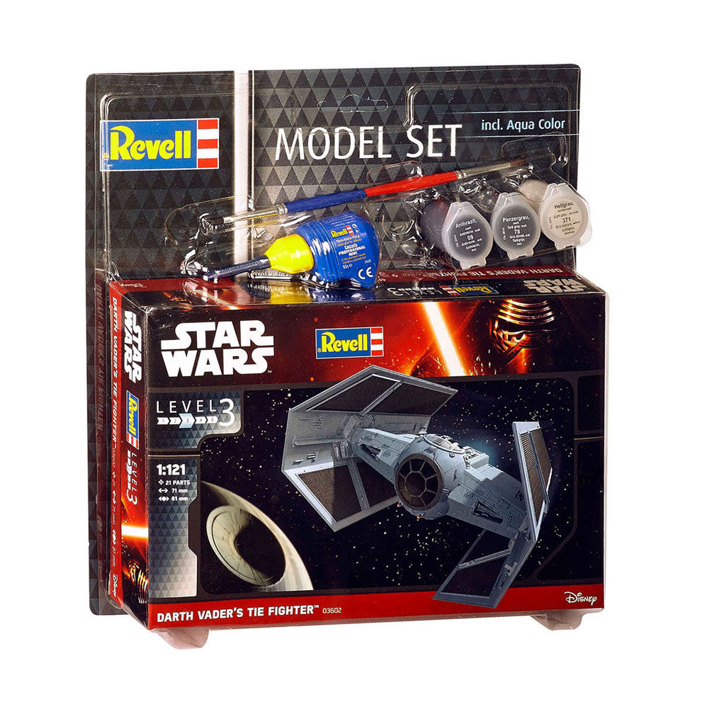Revell - Coffret de figurines Tie Fighter de Dark Vador - incl. couleurs de peinture de base