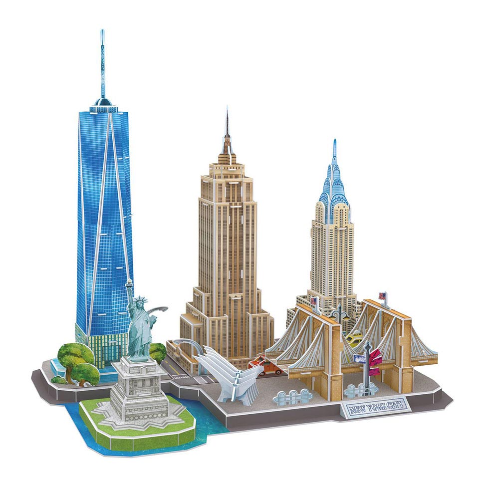 Kit de construction de puzzle 3D Revell - Horizon de New York 123 pièces.