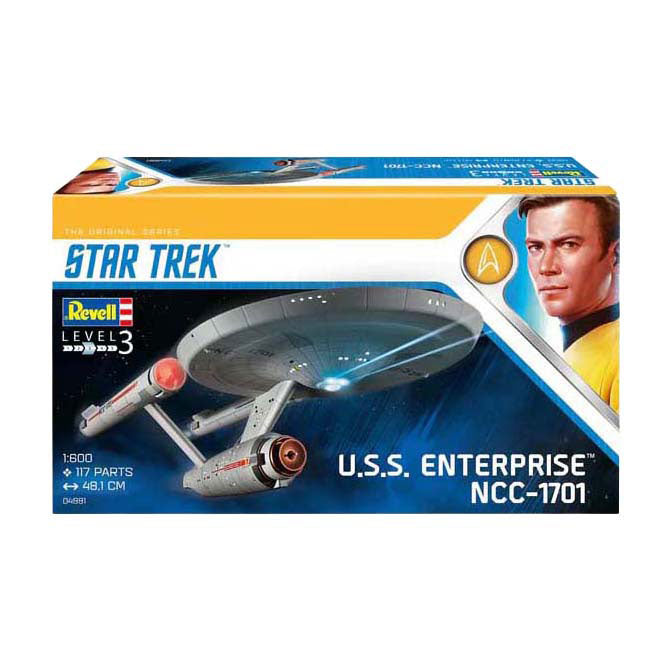 Maquette Revell - U.S.S. entreprise ncc-1701 1:600 - 117 pièces.