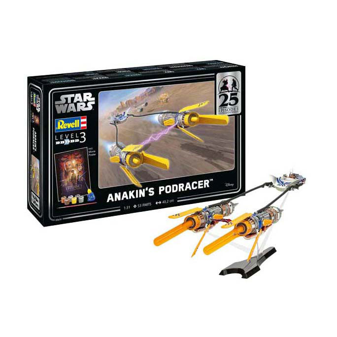 Maquette Revell Star Wars - Podracer d'Anakin 1:31 - 53 pcs.
