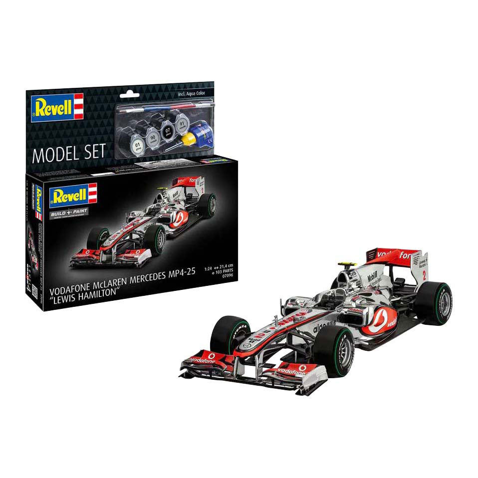 Maquette Revell - Vodafone Mclaren Mercedes MP4-25 l. Hamilton 1:24 - 103 pièces.
