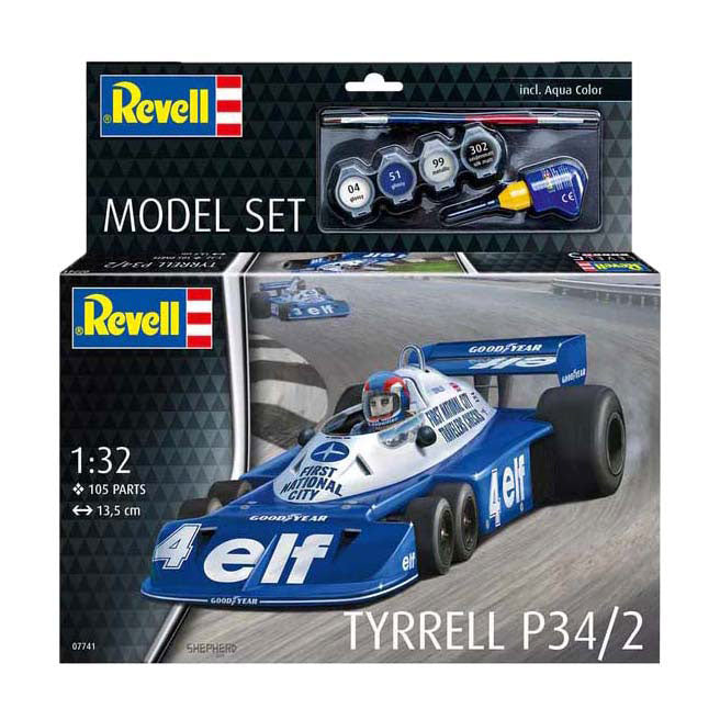 Maquette Revell - Tyrrel P34 2 1:32 - 105 pcs. - y compris couleurs de peinture de base