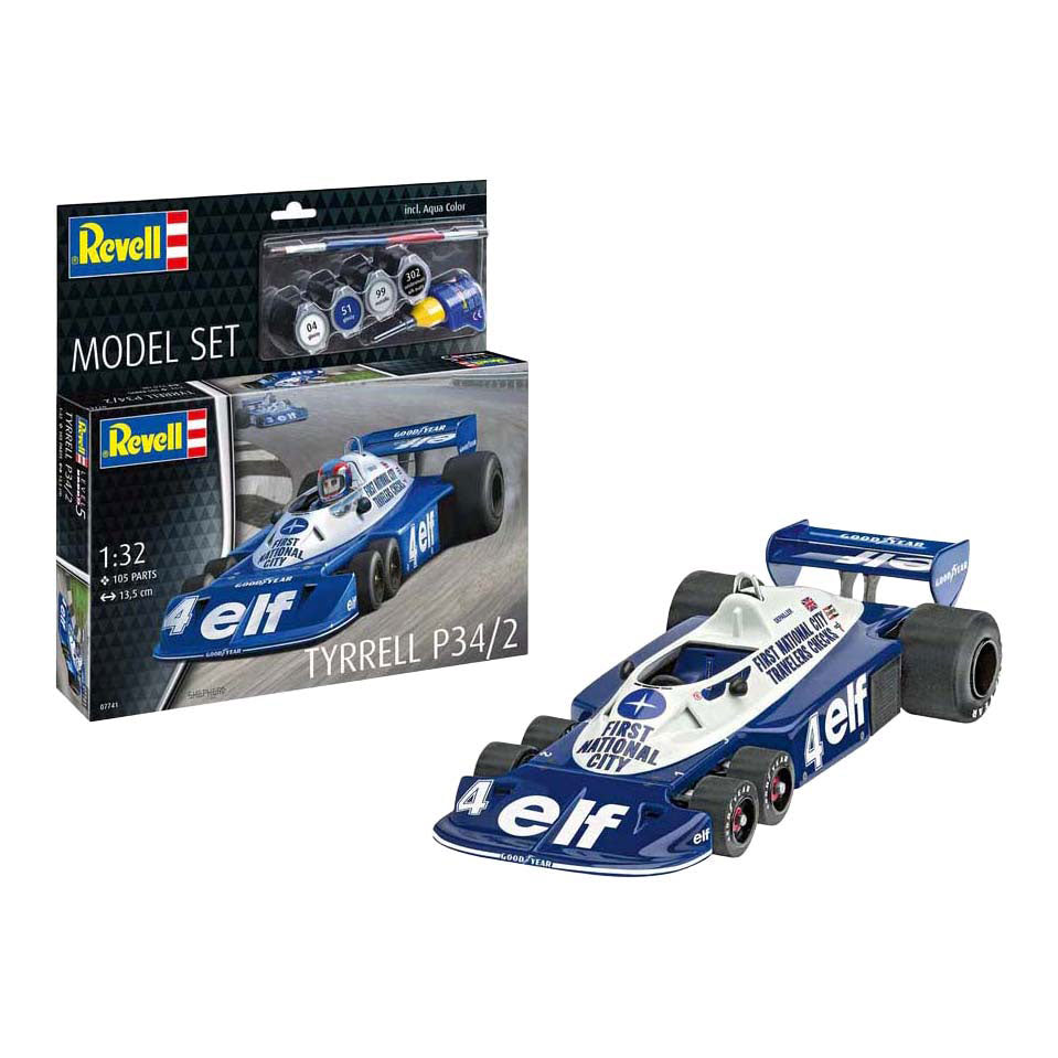 Maquette Revell - Tyrrel P34 2 1:32 - 105 pcs. - y compris couleurs de peinture de base