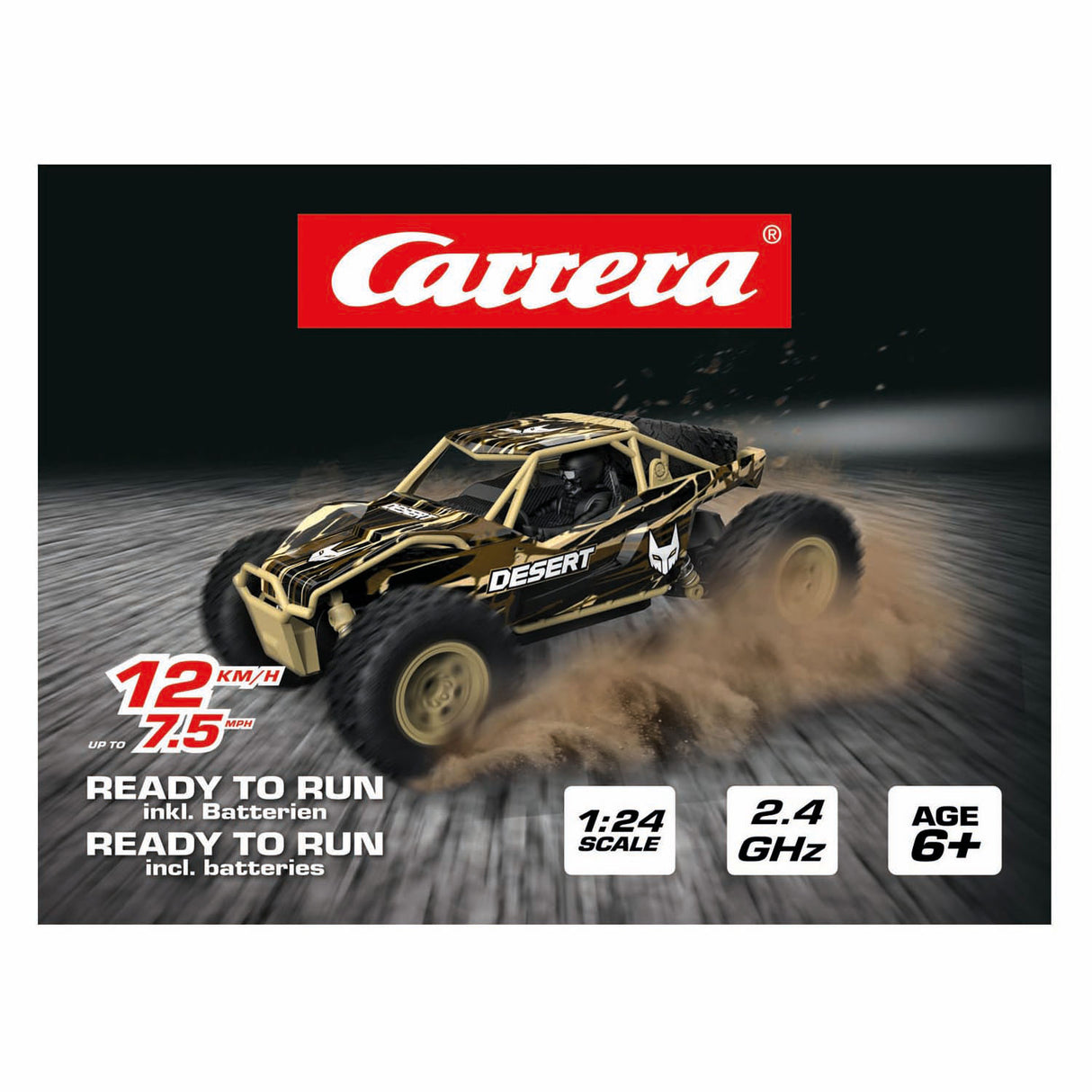 Buggy du désert Carrera RC 2,4 GHz - 1:24