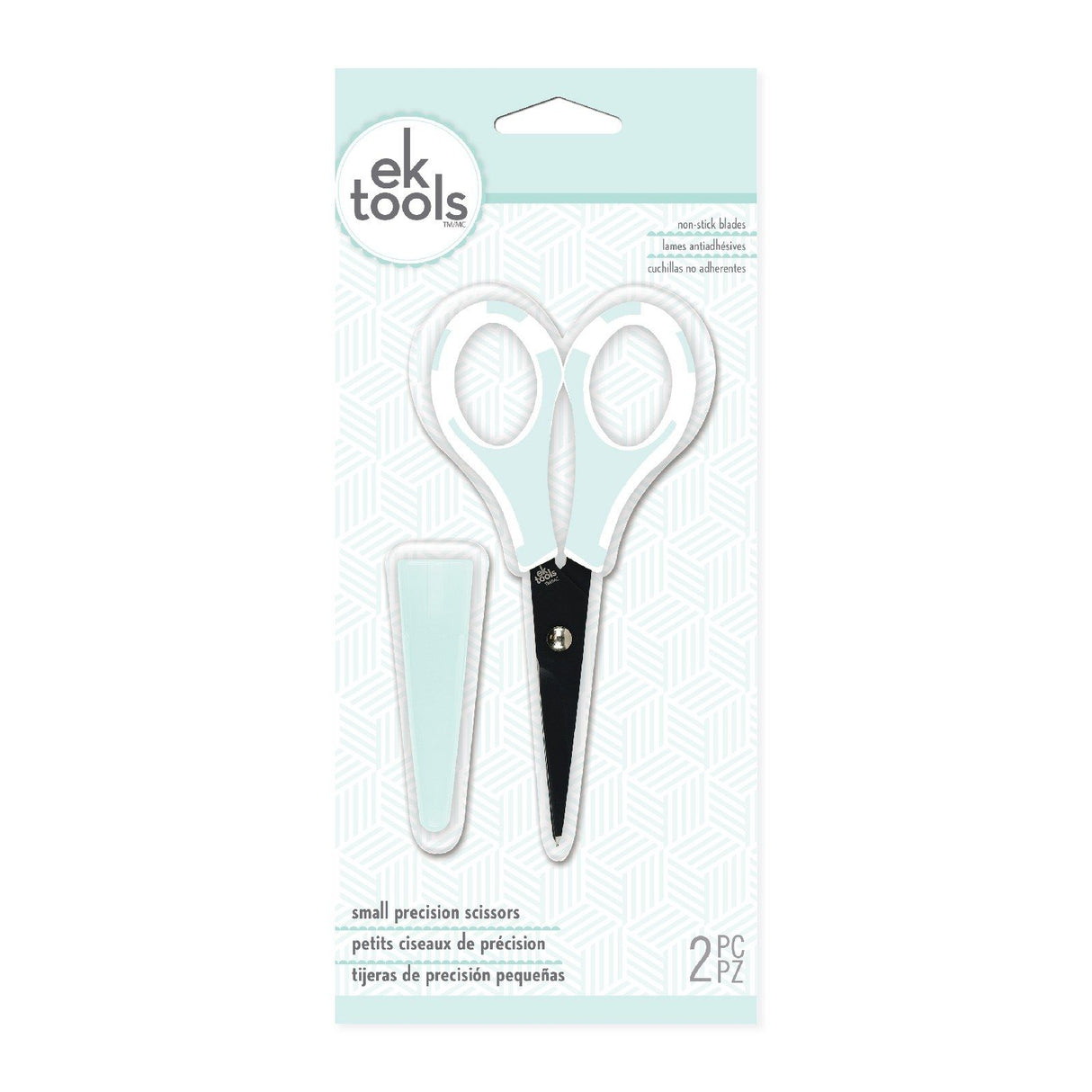 Ek tools • petits ciseaux de précision menthe