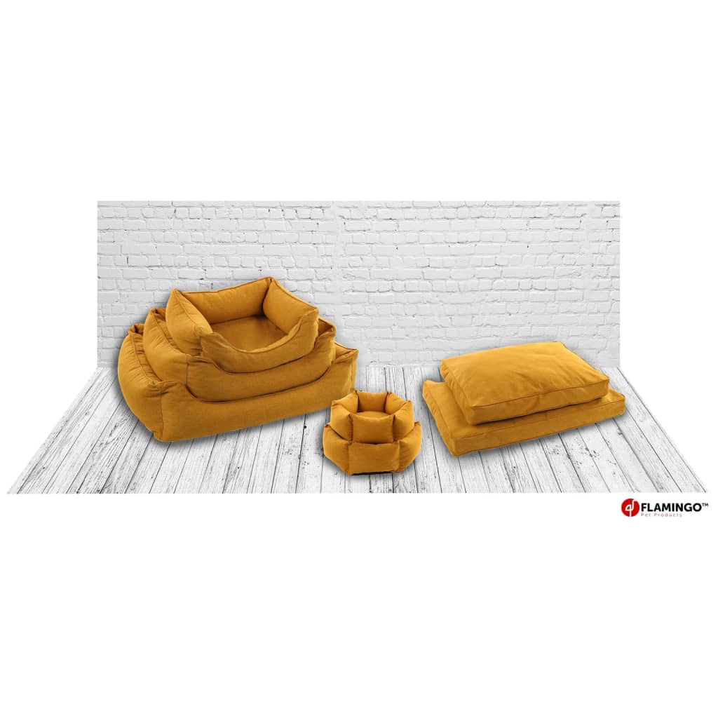 Panier de chien flamanto avec ziph ziva hexagonal 50x18 cm coloré