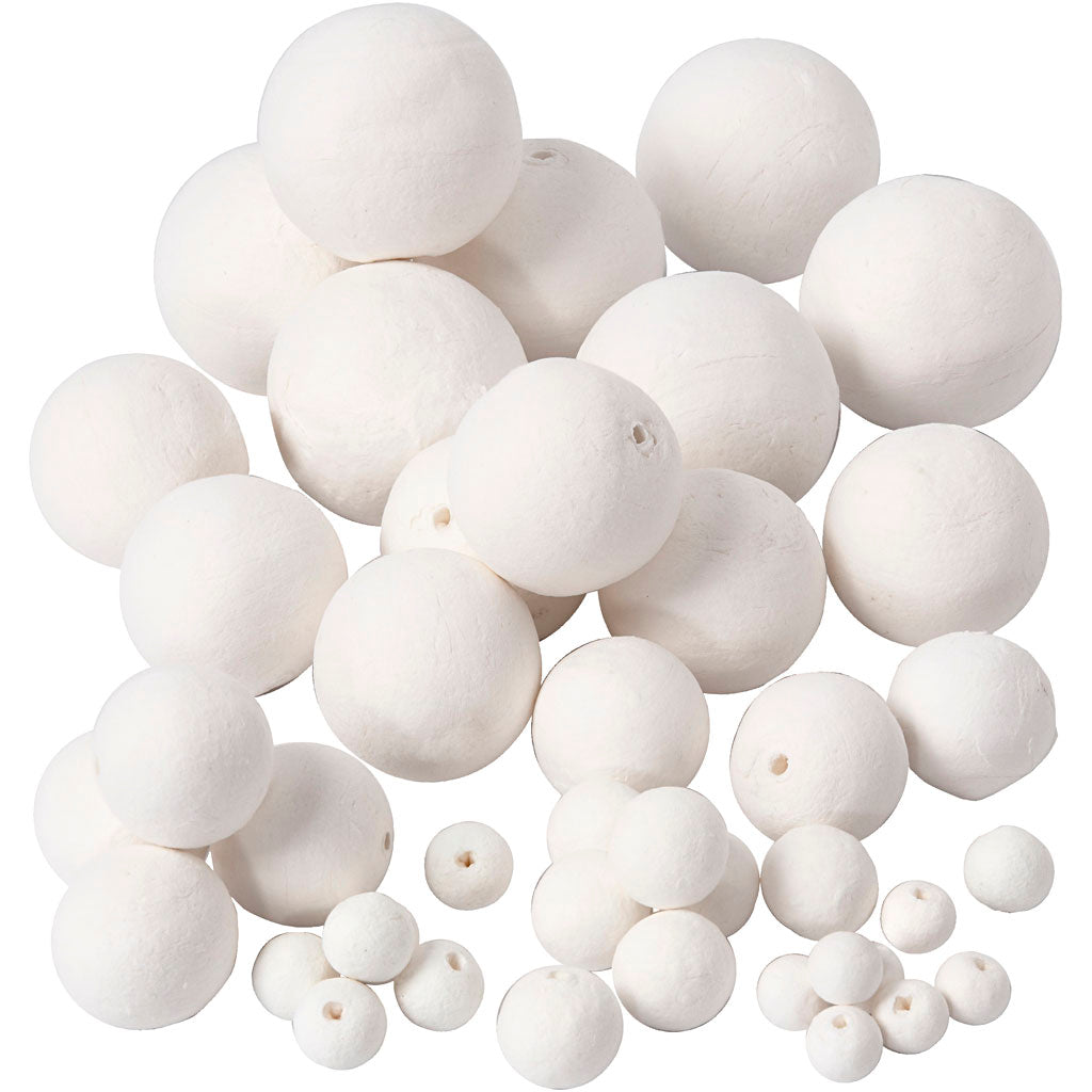 Creativ Company Cotton Balls White, 42st.