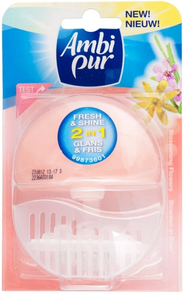 Ambipur ambi pur support bloc sanitaire fleurs fleuries 55ml