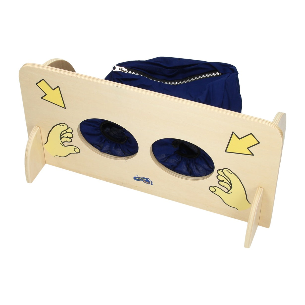 Small foot - mur tactile en bois