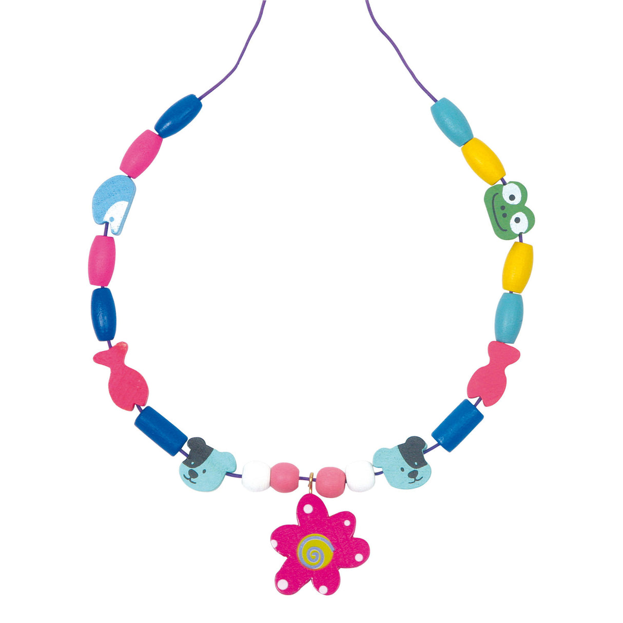 Small foot - ensemble de perles en bois
