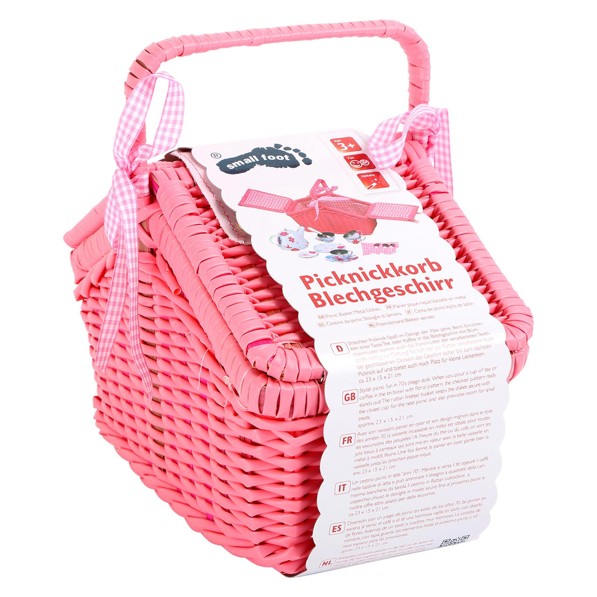Small foot - panier pique-nique avec vaisselle