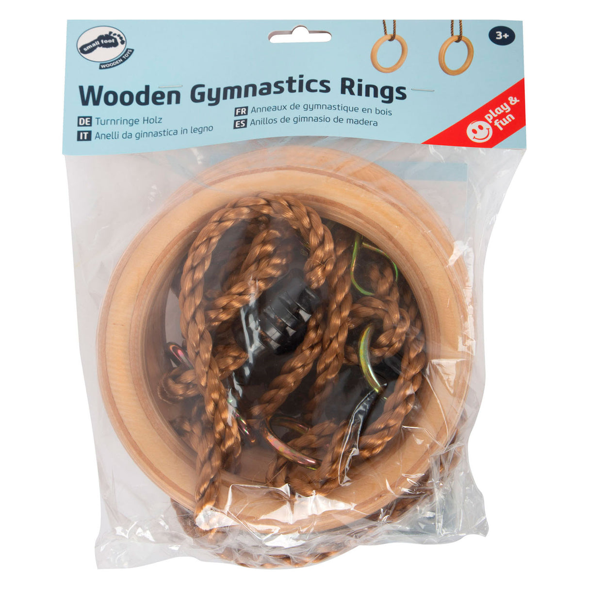 Petit pied - anneaux de gymnastique en bois