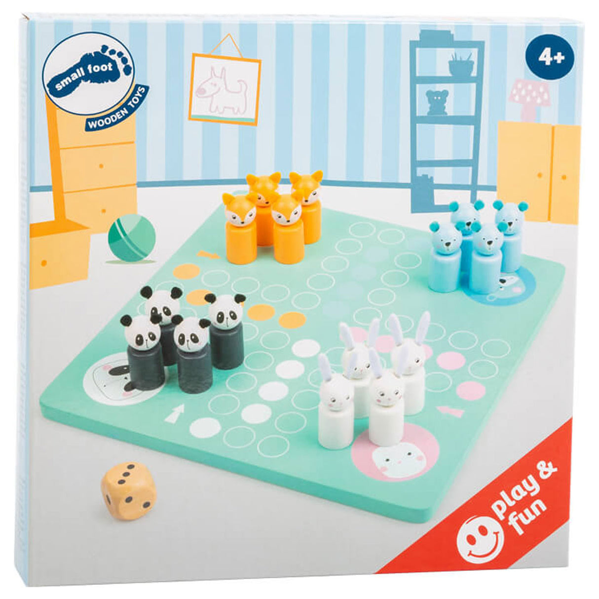Petit pied - Ludospel Dieren Wood