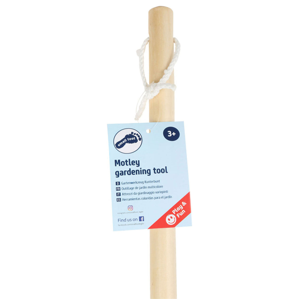 Petit pied - outils de jardin pour enfants en bois, 4dlg.