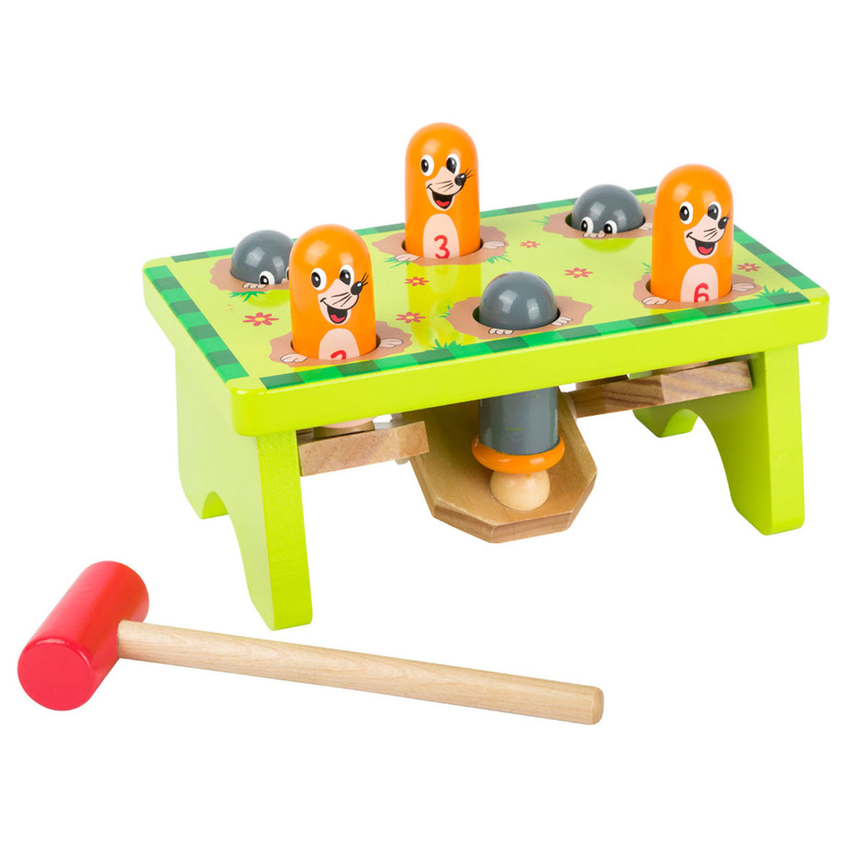 Petit pied - Mollen en bois en bois