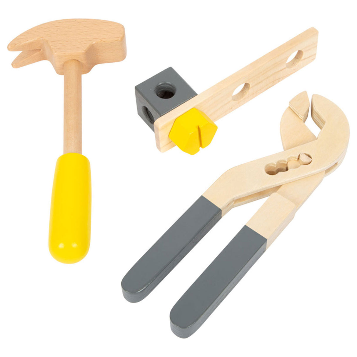 Petit pied - boîte à outils en bois 2in1, 28dlg.