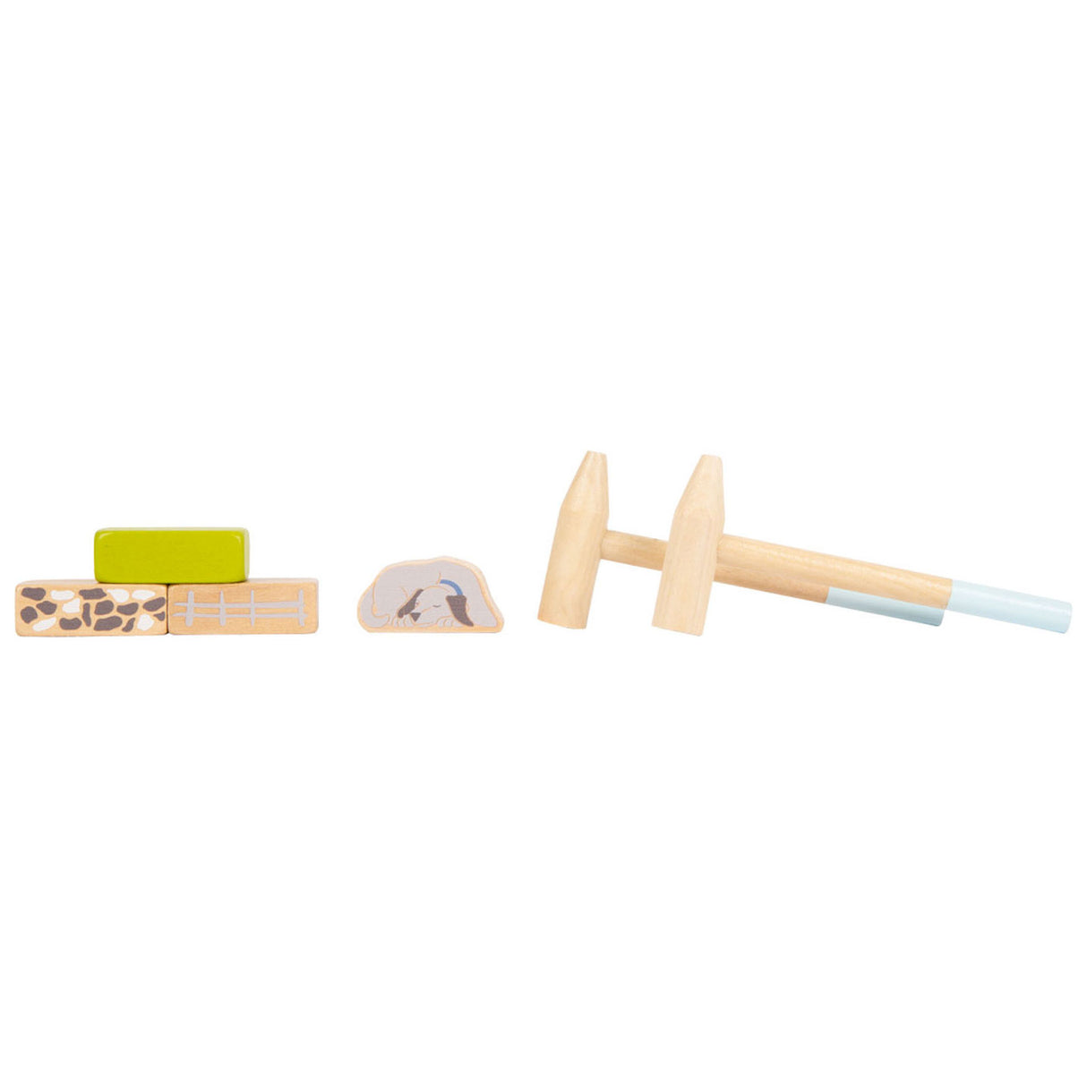 Small foot - jeu de mur oscillant en bois
