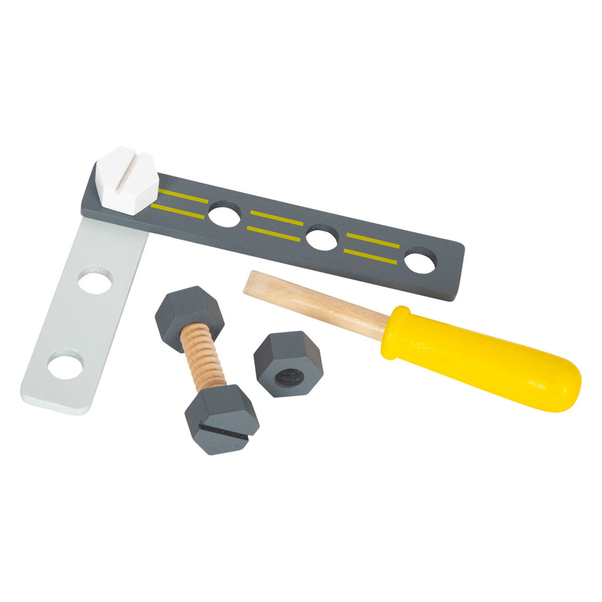 Small foot - jeu de construction en bois miniwob, 67 pièces.