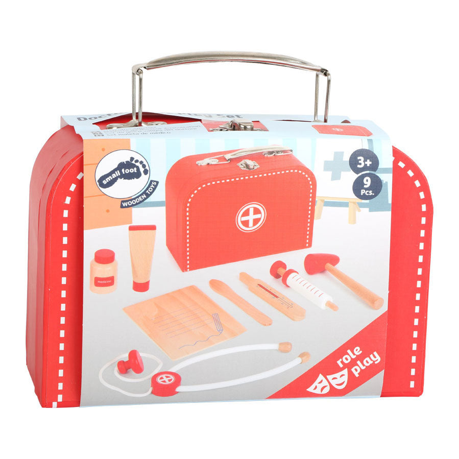 Small foot - coffret médical en bois dans un coffret rouge