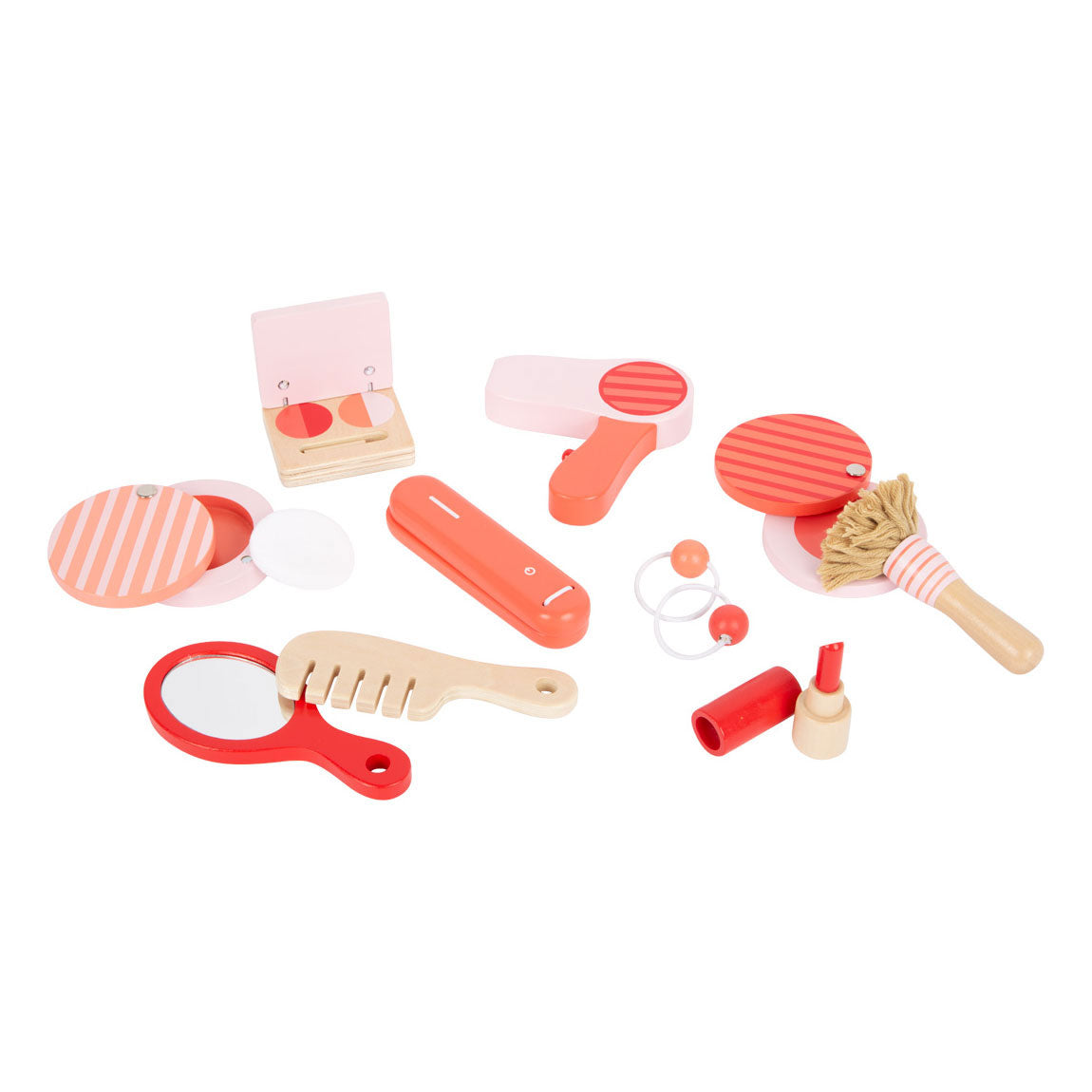Small foot - maquillage de jeu rétro en bois dans une valise
