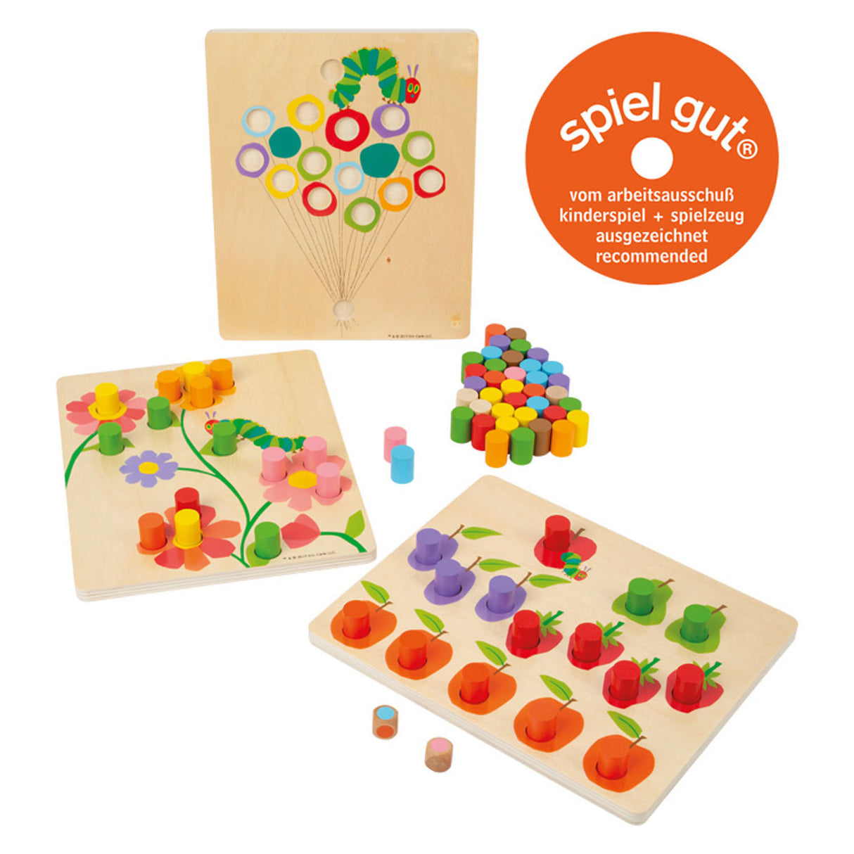 Small foot - chenille jamais assez jeu de couleurs en bois