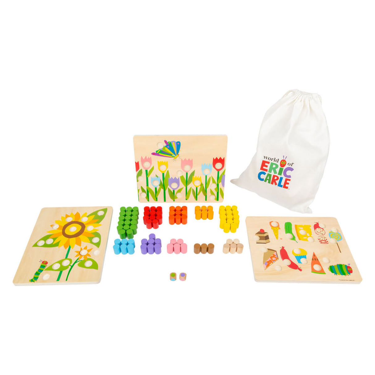 Small foot - chenille jamais assez jeu de couleurs en bois